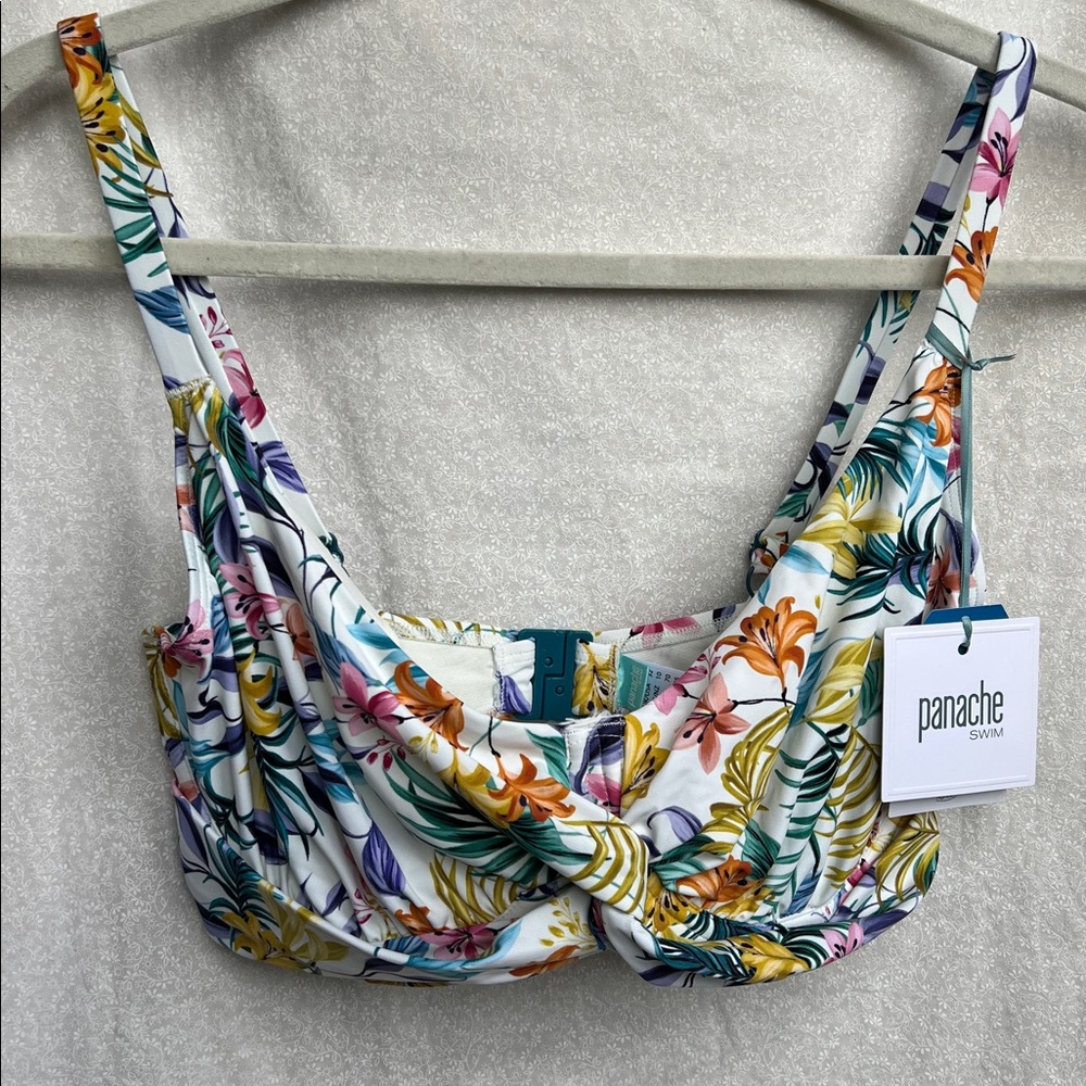 PANACHE Swim suit top Size 32G NWT